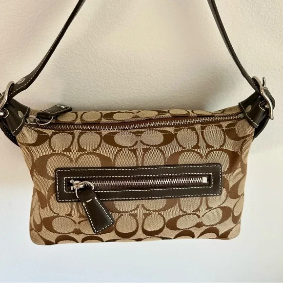 Coach Jacquard Shoulder Bag - Picture 6 of 7